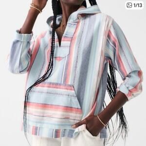 Faherty Baja Hoodie In Sierra Paradise